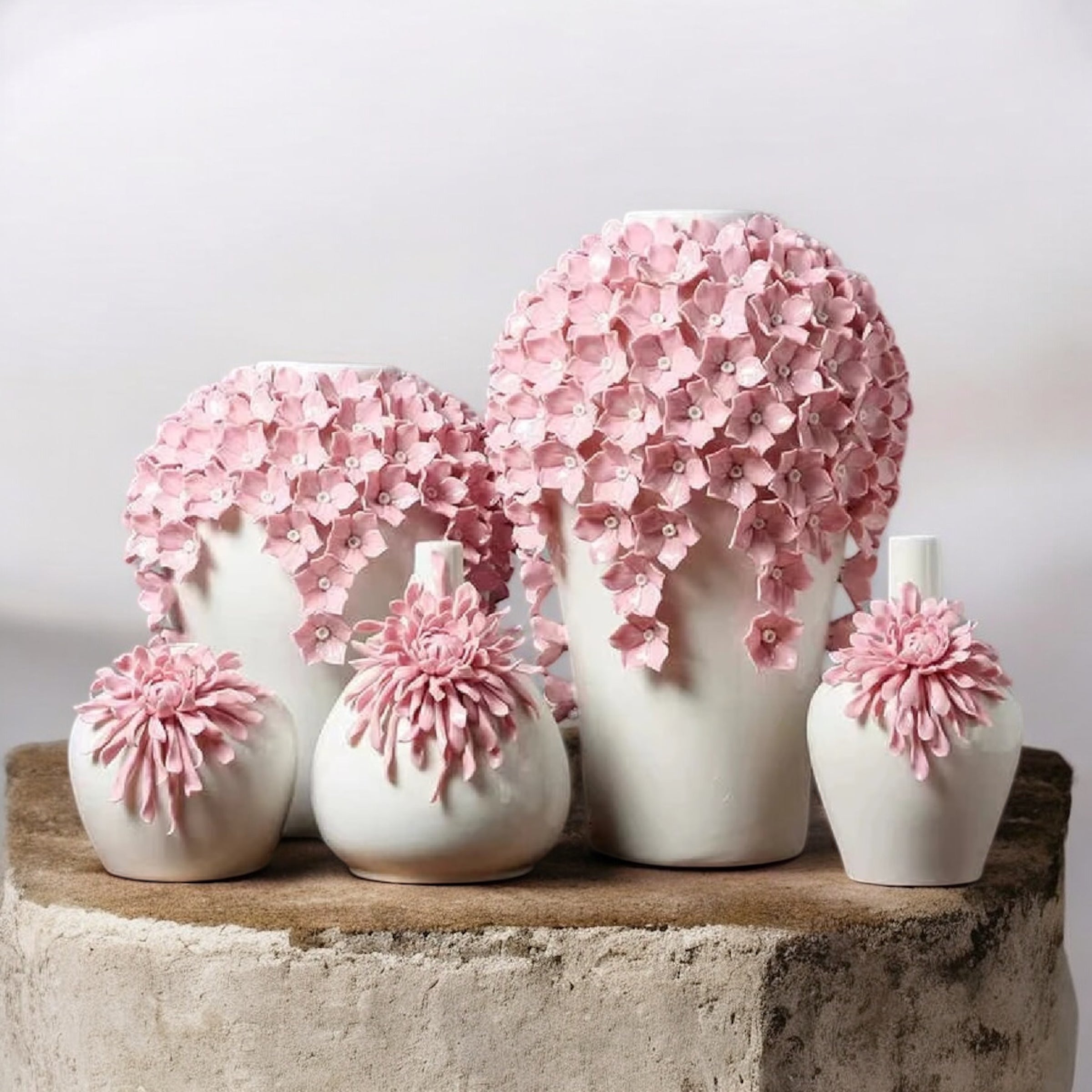 Vaso Rosa in Porcellana Bianca di Dehua – Vaso Decorativo Moderno Fatto a Mano con Intagli Floreali per Soggiorno